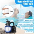 thumbnail image 2 of Bolas de filtro para piscina MJZ 0,7 kg reutilizables para filtro de arena, 2 of 7