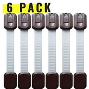 Baby Safety Strap Locks | For Cabinets, Drawers, Appliances, Toilet Seat, Fridge and Oven
