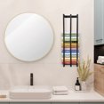 thumbnail image 3 of Towel Rack For Rolled Towels, 3 Bar Towel Racks Aluminum Alloy For Bathroom Organization Wall Mounted, Wall Towel Storage And Bath Towel Holder For Folded Large Washcloths, 3 of 8