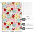 thumbnail image 2 of 2 Pcs Pioneer Flower Floral Print Pattern Kitchen Towels, Funny Microfiber Dish Towel Set, 18" X 26" Tea Towels, 2 of 6