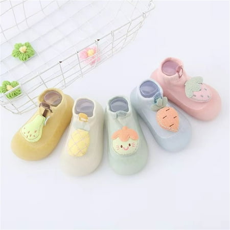 

Gubotare Baby Socks Baby Non Slip Socks Toddler Socks With Grips Ankle for Infants Kids Little Girls Boys Green 3-4 Years