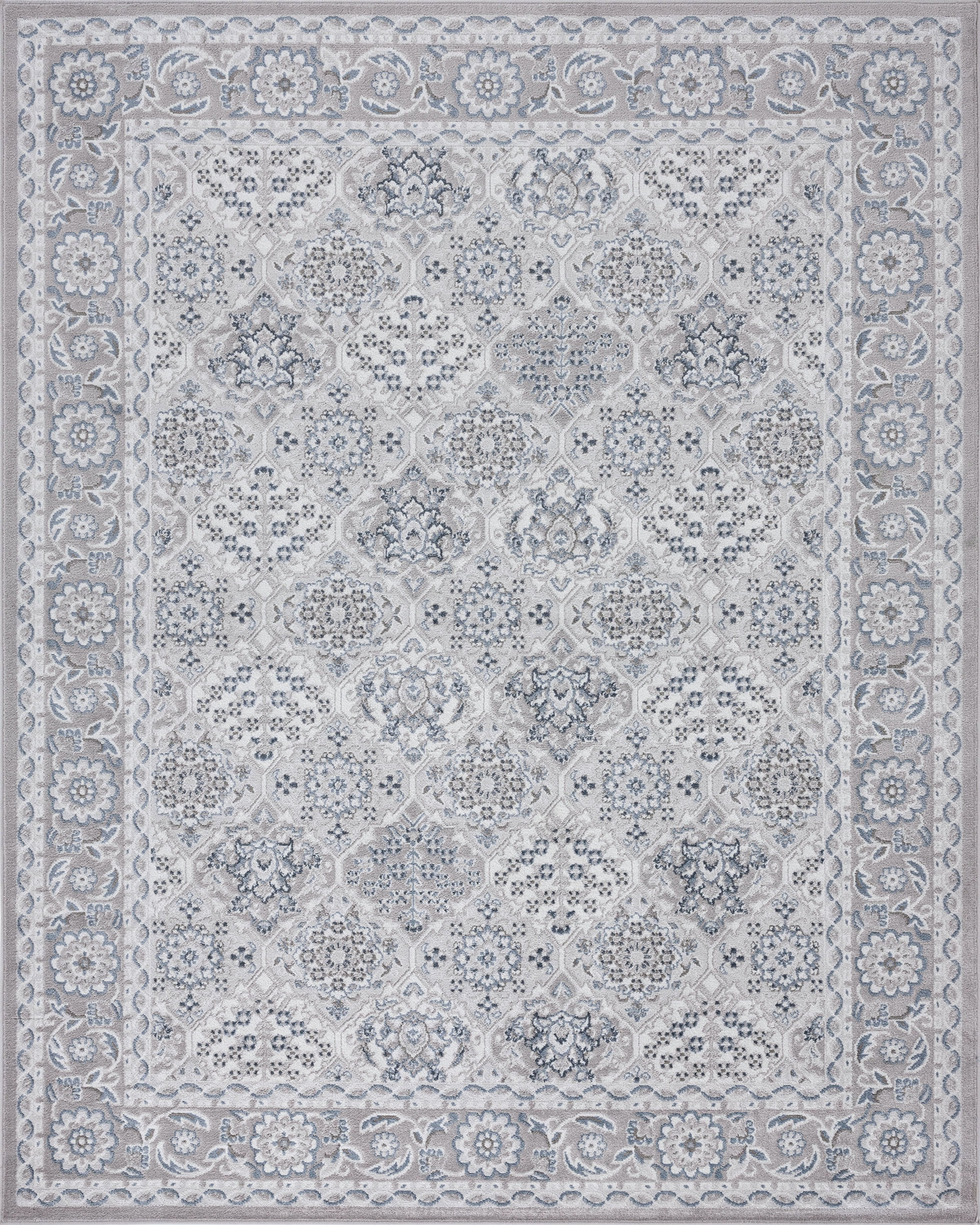 5x7 Modern Gray Area Rugs for Living Room | Bedroom Rug | Dining Room Rug | Indoor Entry or Entryway Rug | Kitchen Rug | Alfombras para Salas 5'3'' x 7'3''