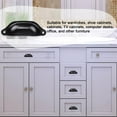 thumbnail image 7 of Unique Bargains Bin Cup Pulls Cabinet Handles Black Dresser Pull Handle for Cupboard Drawers Dresser Door 10pcs, 7 of 7