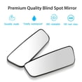 thumbnail image 4 of HLONK Car Blind Spot Mirror  2pcs Blind Spot Wide Angle Rear View Mirror  Car Side Mirror  Rear View Glass Mirror for Motorcycle  ATV  Boat  Car  SUV, 4 of 9
