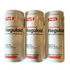 Rugby REGULOID Fiber Laxative Powder SUGAR FREE Regular Flavor 10oz ( 3 pack )
