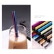 thumbnail image 4 of Advancent Pajita para café, té, jugo, vino, pajitas para bebidas, suministro de fiesta de acero inoxidable para el hogar, cocina, Bar, Club Barra de herramientas Negro, 4 of 6