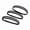 Black, variant on YEMNPIOS Boho Leather Stretchy Double Non Slip Hair Accessory Elastic Braided Headbands 3 Pcs Black