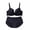 Black, variant on Womens Plus Size Everyday Bras Underwire Push Up C Cup Briefs Set Brassiere for Daily Wear