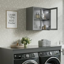 POLIHOME 24" LED Wall Storage Cabinets