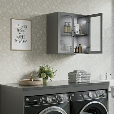 POLIHOME 24" LED Wall Storage Cabinets
