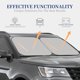 thumbnail image 4 of Balery Airplane Parasol para parabrisas de coche de 2 piezas | Parasol plegable para parabrisas delantero de coche para la mayoría de sedanes-Medium, 4 of 6