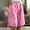 Pink, variant on Juslio Women Shorts Straight Leg Casual Pockets Loose Comfy Cotton Linen Print Athletic Shorts Women