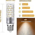 thumbnail image 1 of 2025 Latest Model Triomphe 16w E27 Led Corn Light Bulb, Warm Light 1600lm Bright, 1 of 1