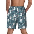 thumbnail image 4 of Balery Forest Rabbit Mens Swim Trunks Swim Shorts for Men Quick Dry Inseam Beach Shorts with Compression Liner Pocket-Medium, 4 of 9