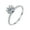 Octopus Ring (Platinum), variant on Whudwhu Moissanite Engagement Rings for Women Silver Opal Pinky Ring Stylish Design
