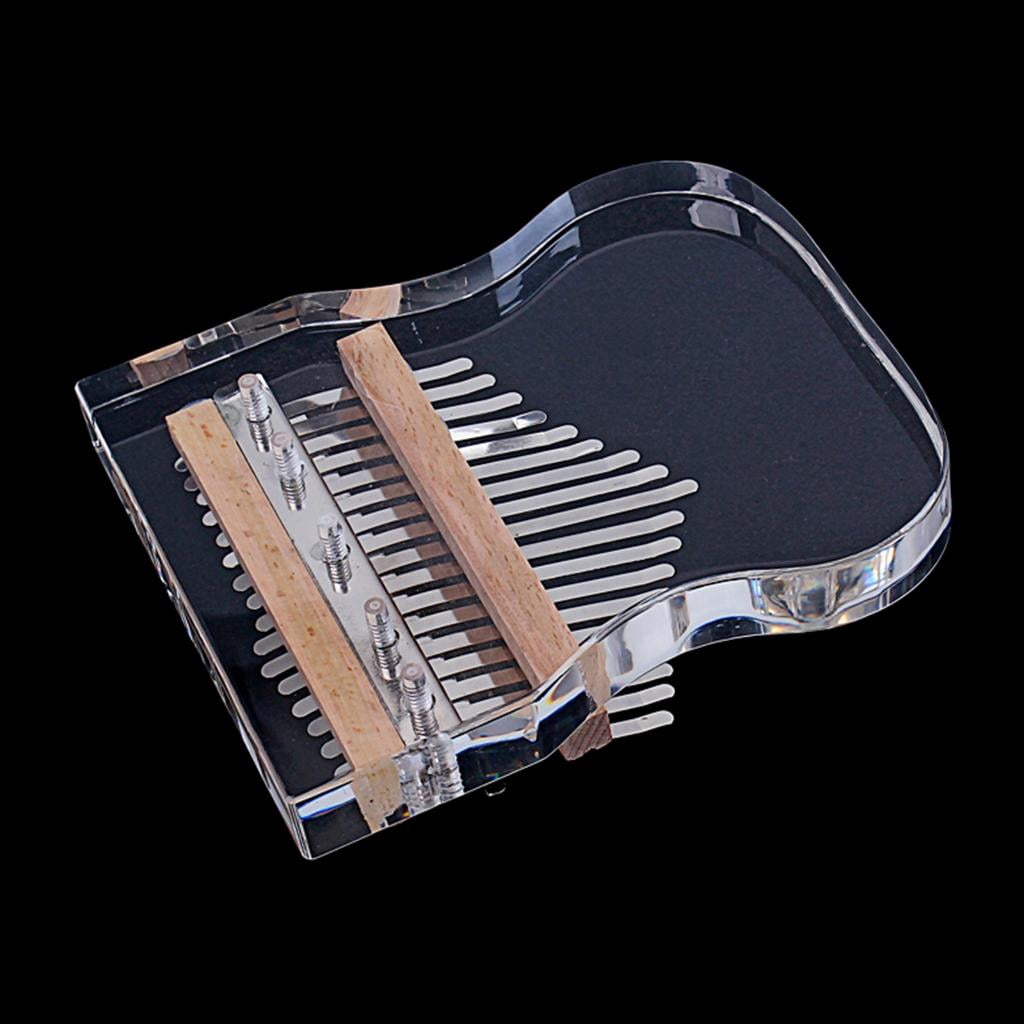 Yihuala Cloud Shape Kalimba Professional 17 Keys Thumb Piano Transparent Acrylic Finger Piano for Beginners