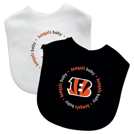 BabyFanatic Officially Licensed Unisex Baby Bibs 2 Pack - NFL Cincinnati Bengals