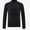 Black, variant on WAVSUF Men's Athletic Top Stand Collar Long Sleeve Zip Front Fall Sports Outdoor Tee XL