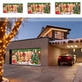 thumbnail image 1 of Large Christmas Garage Banner - 15-Foot Polyester Outdoor Holiday Decor for Garage Doors & Party Backdrops, 1 of 6