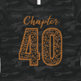thumbnail image 4 of Inktastic Chapter 40 Fortieth Birthday Leopard Print Women's T-Shirt, 4 of 5