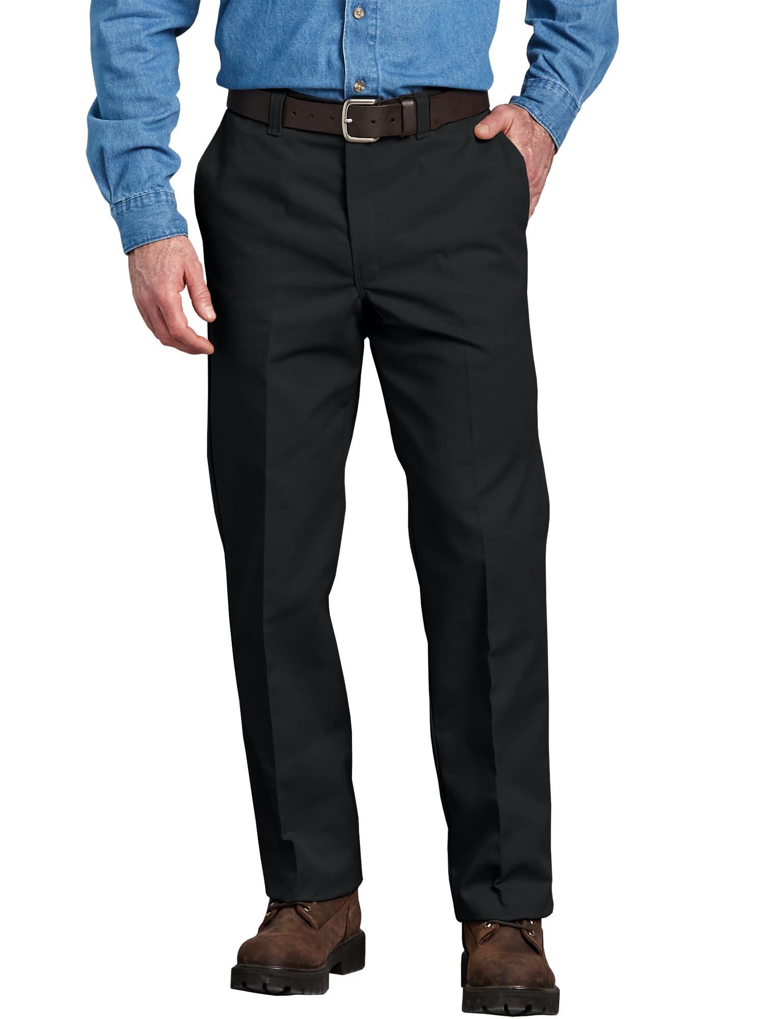 Genuine Dickies - Big Men's Regular Fit Straight Leg Flat Front Pant ...