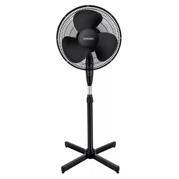 Ventilador De Pedestal Proctor Silex 16 Pulgadas 3 Velocidades Color Negro