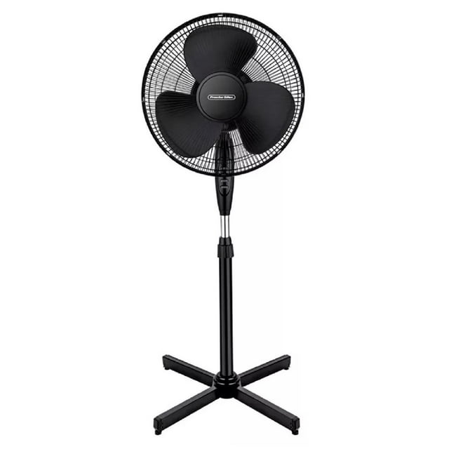 Ventilador De Pedestal Proctor Silex 16 Pulgadas 3 Velocidades Color Negro