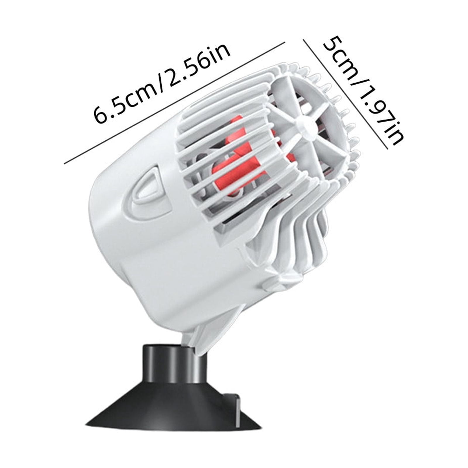 3W Aquarium Wave Maker Pump, Adjustable Circulation Water Pump For Fish Tank, Submersible Water Flow Pump For Freshwater & Saltwater Tanks