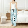 thumbnail image 4 of Fotbe Cute Panda Bear Pantalones de Pijama para Mujer, Pantalones de Dormir, Pantalones Pj con Cordón y Bolsillos-Large, 4 of 6