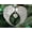 Silver, variant on Christmas Ornaments Angel Wings - A Piece of My Heart is in Heaven Ornament for Christmas Tree - Double Sided Memorial Ornament for Loss of Loved One - Luxurious Silk Ribbon & Red Gift Bag