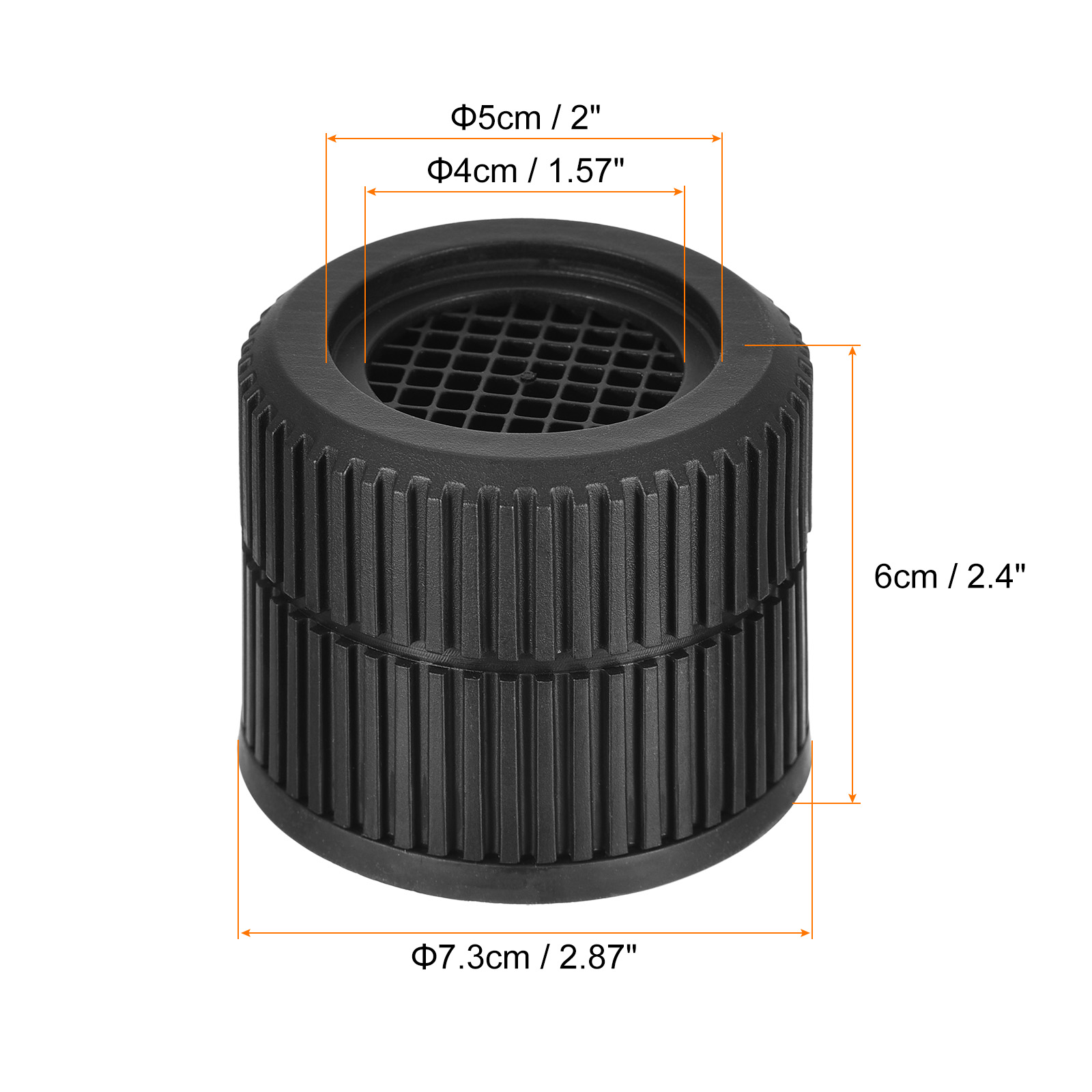 Uxcell 4pcs Anti Vibration Pads for Washing Machine, Washer & Dryer Pedestals with Tank Tread Grip, Noise-reducing Mats
