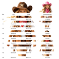 thumbnail image 4 of Coerni Kids Faux Suede Tassel Embroidered Gilet + Hat + Red Scarf Western Cowboy Cowgirl Outfit Hippie Party Stage Shows, 4 of 9