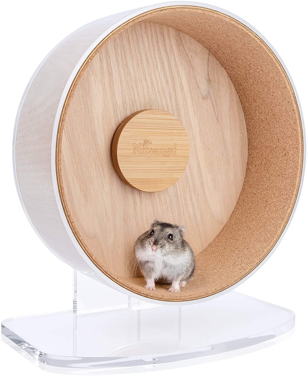 Acrylic Hamster xercise Wheel w/Soft 