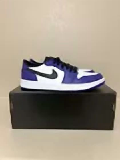 Nike Air Jordan 1 Low Golf Court Purple Men Size 8 #DD9315-105