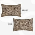 thumbnail image 2 of Uemuo Leopard Print-2 Print Throw Pillow Case – Cozy & Soft Cushion Cover, Hypoallergenic Pillow Case for Sleeping, Perfect for Women with Envelope Closure-14"x20", 2 of 6