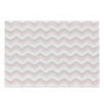 thumbnail image 1 of Chevron Cutting Board, Zigzag Chevron Grunge Pattern in Soft Colors Simplicity Design, Decorative Tempered Glass Cutting and Serving Board, Large Size, Rose Pale Pink White, by Ambesonne, 1 of 1