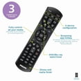 thumbnail image 2 of Open Box Philips 3-Device Universal Remote Control, 2 of 4