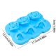 thumbnail image 5 of Molde de cubitos de hielo de silicona con formas de rosa diamante, de grado alimenticio, reutilizable, flexible para hielo, chocolate, caramelos, manualidades DIY, de -40°C a 230°C., 5 of 5