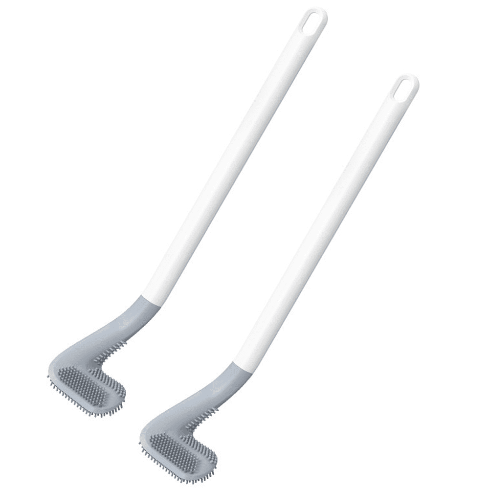 2 Pack Golf Toilet Brush, Long Handle Golf Brush Head Toilet Brush