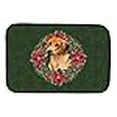thumbnail image 3 of Carolines Treasures CK1542DDM Rhodesian Ridgeback Poinsetta Wreath Dish Drying Mat, 3 of 4