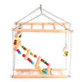 thumbnail image 3 of POCREATION Hanging Ladder, Wood Material Fadeless Safe For Home, 3 of 8