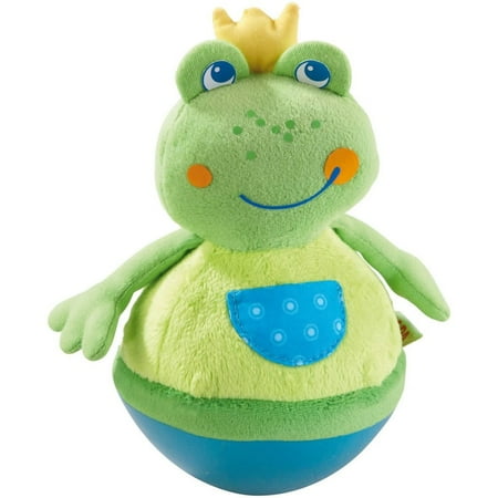 - HABA Roly Poly Frog Soft Wobbling & Chiming Baby Toy