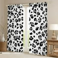 thumbnail image 2 of Feelyou Polkadots Curtains Pack of 2 (42x84 Each), Leopard Cheetah Print Curtains Blackout, 2 of 6