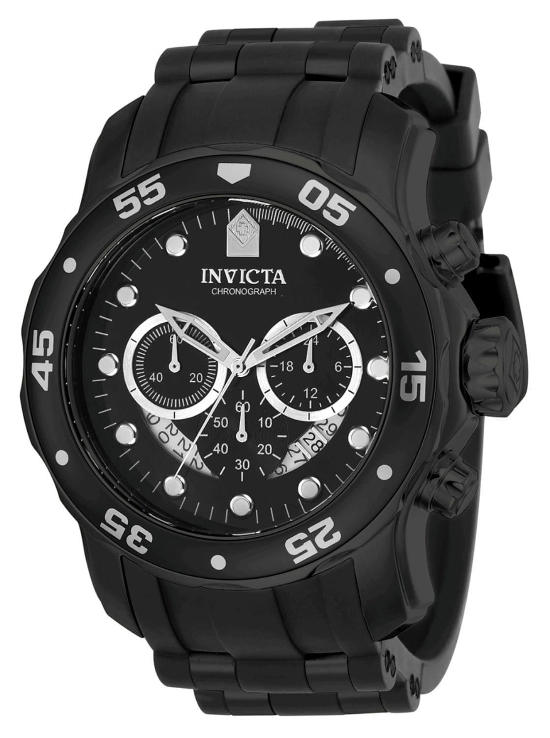 Invicta Men's Pro Diver Black Polyurethane Band Quartz Analog Watch 21930