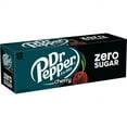 thumbnail image 4 of Dr Pepper Cherry Zero Sugar Soda, 12 fl oz cans, 12 pack, 4 of 13