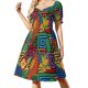 thumbnail image 1 of Vestido Mola de Panamá de manga corta, elegante vestido de fiesta para mujer 2025, vestido suelto para mujer., 1 of 7