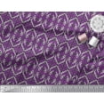 thumbnail image 3 of Soimoi Polyester Crepe Fabric Geometric & Paisley Block Print Sewing Fabric Yard 52 Inch Wide, 3 of 3
