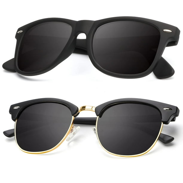 Gafas de sol KALIYADI polarizadas semisin montura que bloquean los rayos UV