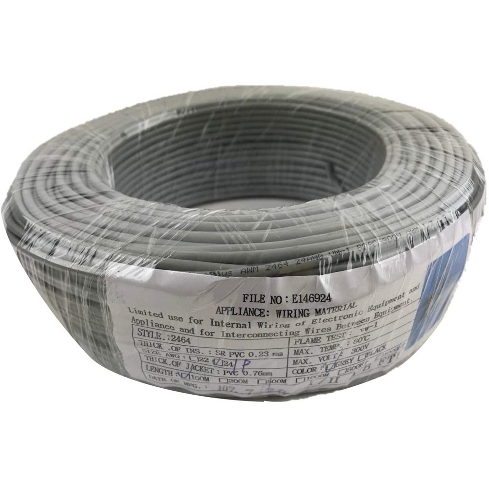 DAE UL2464100 Shielded twisted pair cable with drain wire, 24 AWG