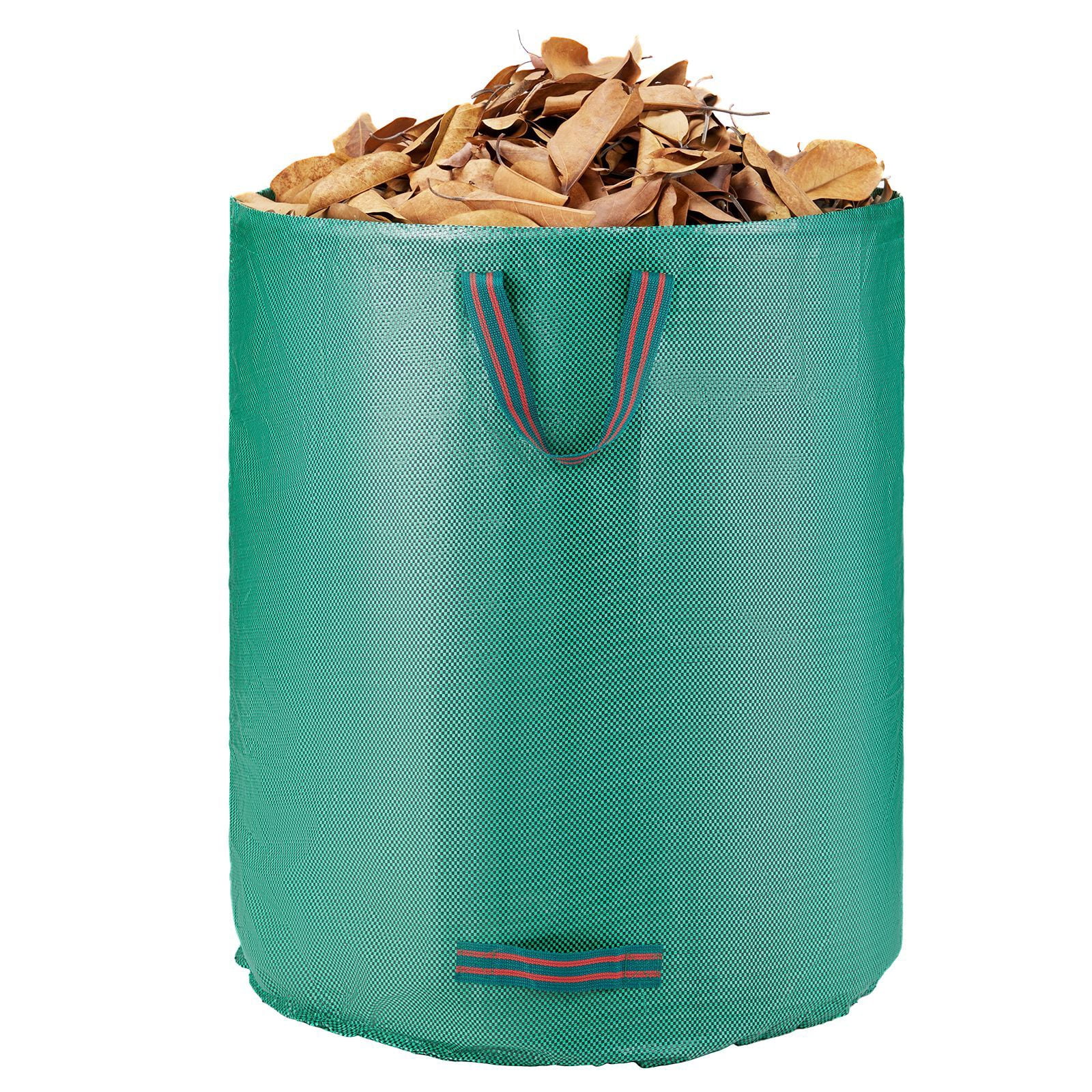 Yard Waste Bag 72 Gallon, Heavy Duty PP Woven Fabric with 180 lbs Capacity, Reinforced Dual Handles, Foldable Design, Standable Leaf Bag for Garden and Lawn